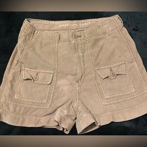 American Eagle Outfitters Women's Cargo Shorts in Brown